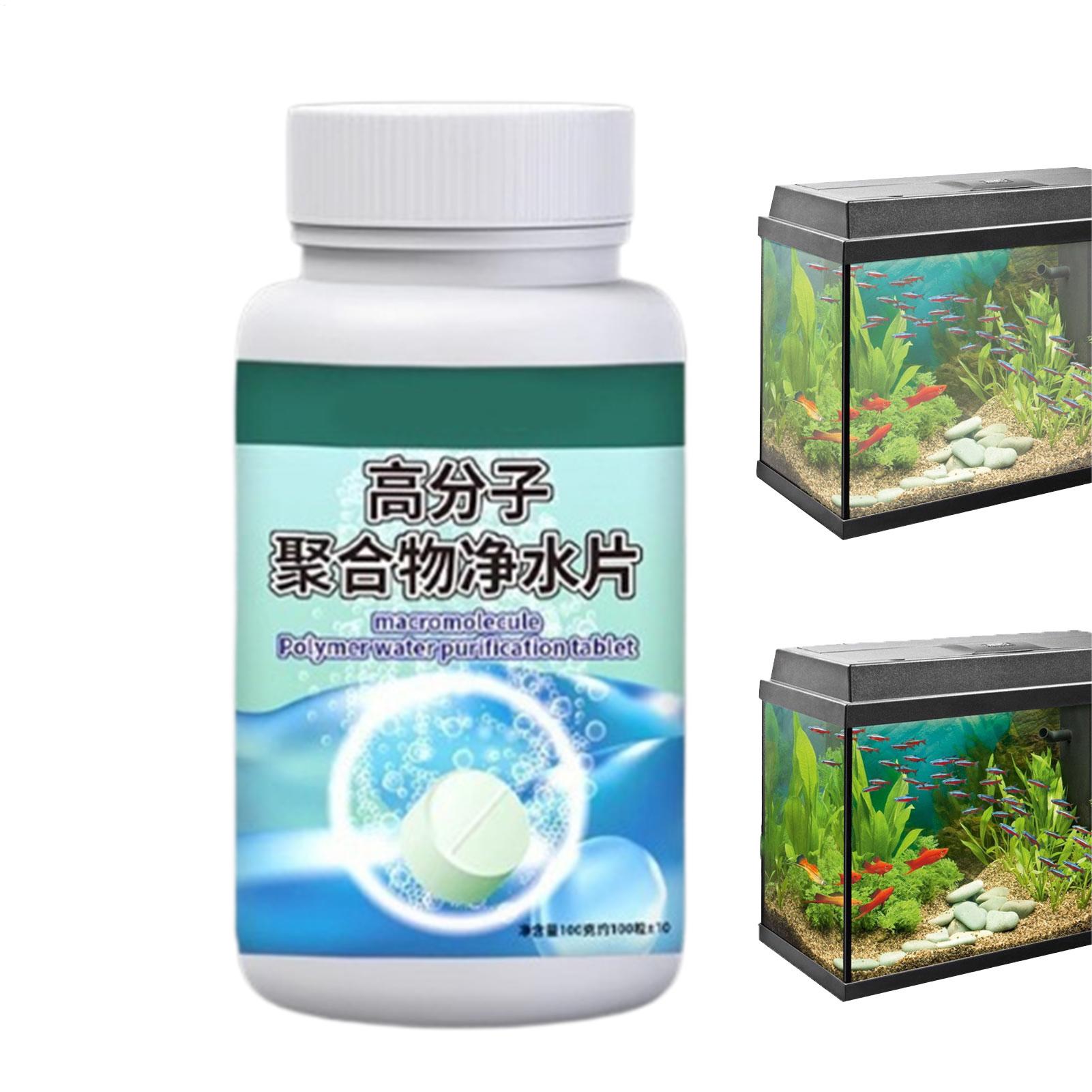 Fish Aquarium Home - 어항 물 정화제 알개 제거제 타블렛,