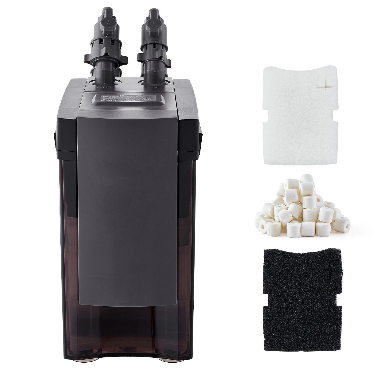 Aquarium Pump - 396GPH 캐니스터 필터, 강력한 펌프가 장착된