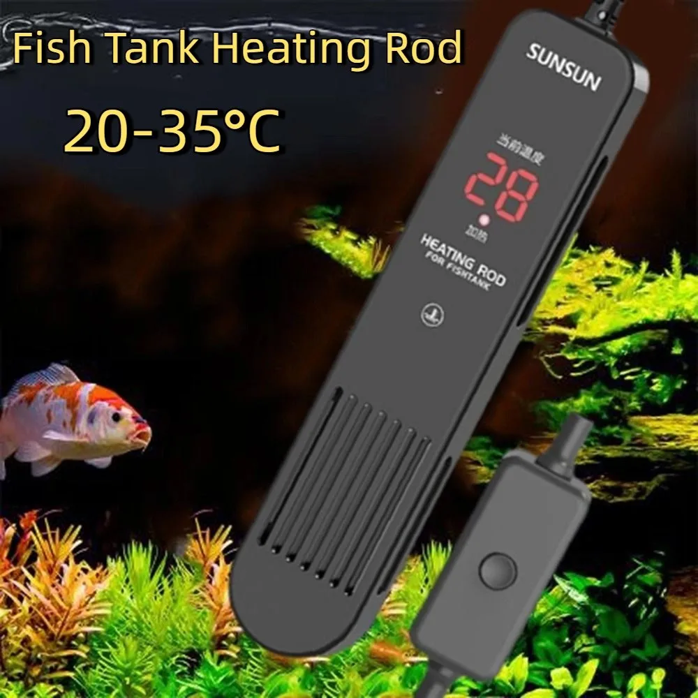 Fish Tank Heater - LCD 디스플레이 20-35 ° C 디지털