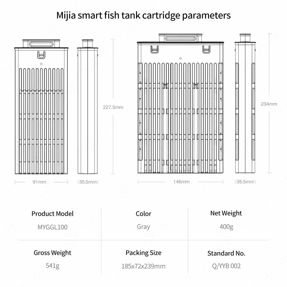 Xiaomi Mi 스마트 어항 필터 요소 생화학 물리  - Xiaomi Aquarium Fish Tank 리뷰 및 가격