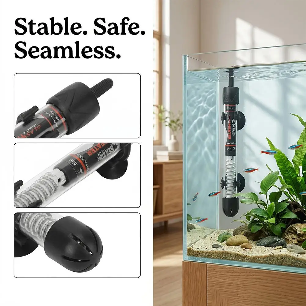 조절 가능한 수족관 히터 25W-300W 자동 항온 어 - Fish Tank Heater 리뷰 및 가격