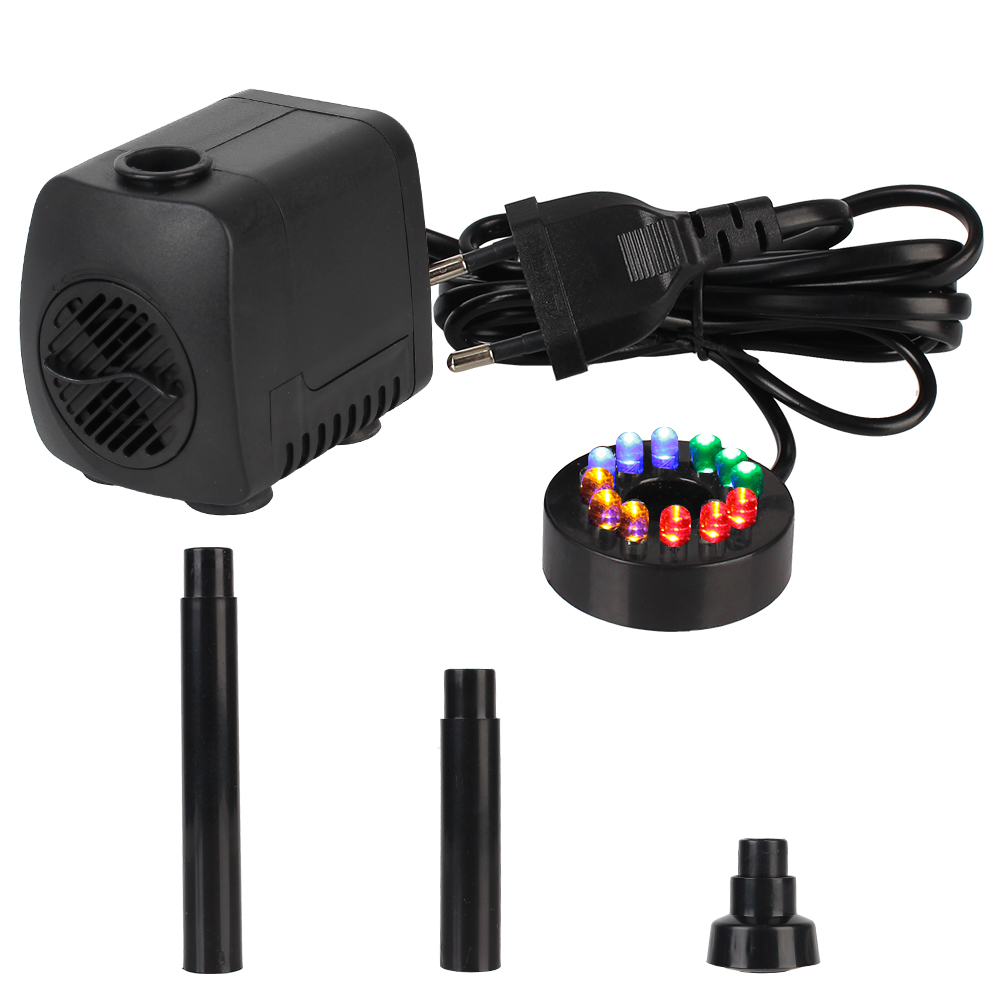 정원 수족관 분수 EU 플러그, 12 LED 조명 워터 - Aquarium Light 리뷰 및 가격