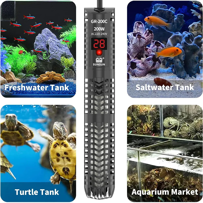 수족관 잠수형 히터 디지털 어항 히팅 로드 온도계 포함 - Fish Tank Heater 리뷰 및 가격