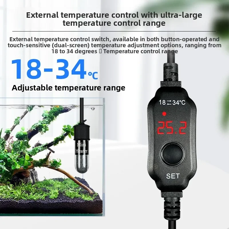 유니버설 미니 수족관 히터, 어항 히터, 수중 온도 조 - Fish Tank Heater 리뷰 및 가격