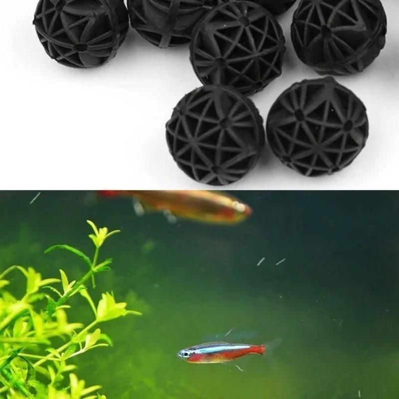 50개 16mm 수족관 바이오 필터 볼 어항 연못 여과 - Fish Aquarium Home 리뷰 및 가격