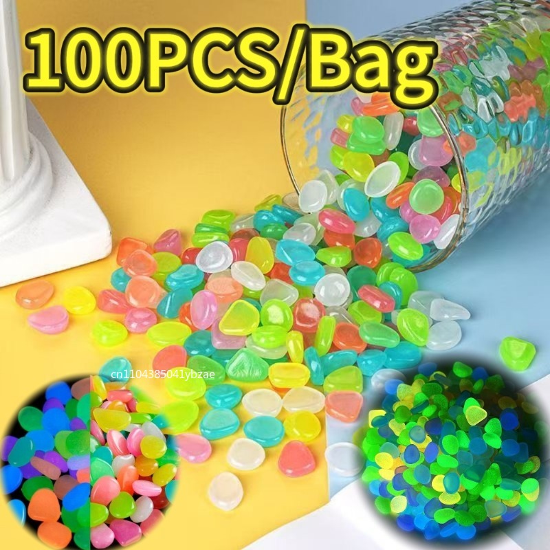 100-800개 야광 조약돌, 조경용 수지 발광석, 정 - Aquarium Plants 리뷰 및 가격