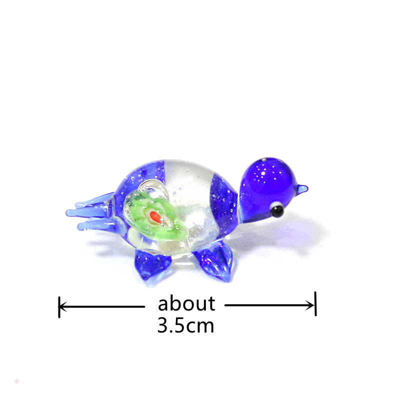 미니 유리 거북이 장식품 1개, 귀여운 작은 해양 동물 - Fish Aquarium Home 리뷰 및 가격