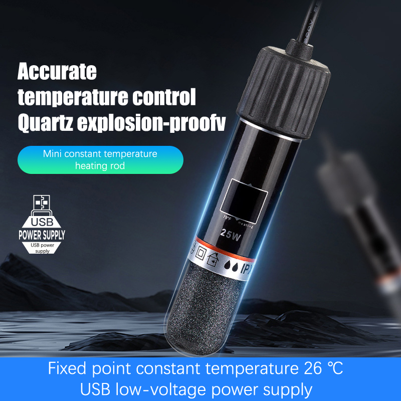 작은 수조 26용 USB 미니 수족관 가열 막대 1개  - Fish Tank Heater 리뷰 및 가격