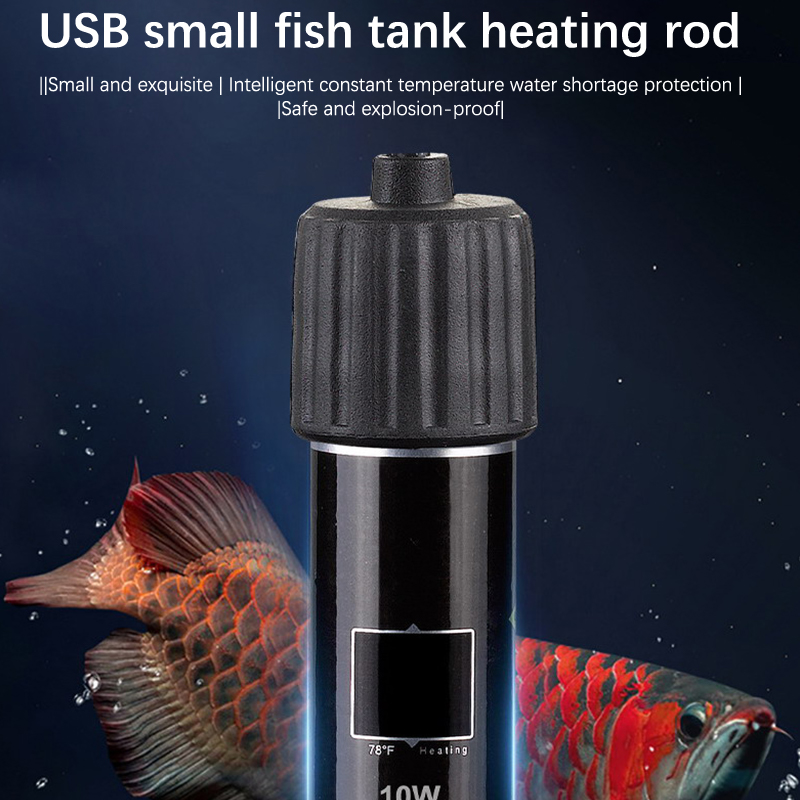 작은 수조 26용 USB 미니 수족관 가열 막대 1개  - Fish Tank Heater 리뷰 및 가격