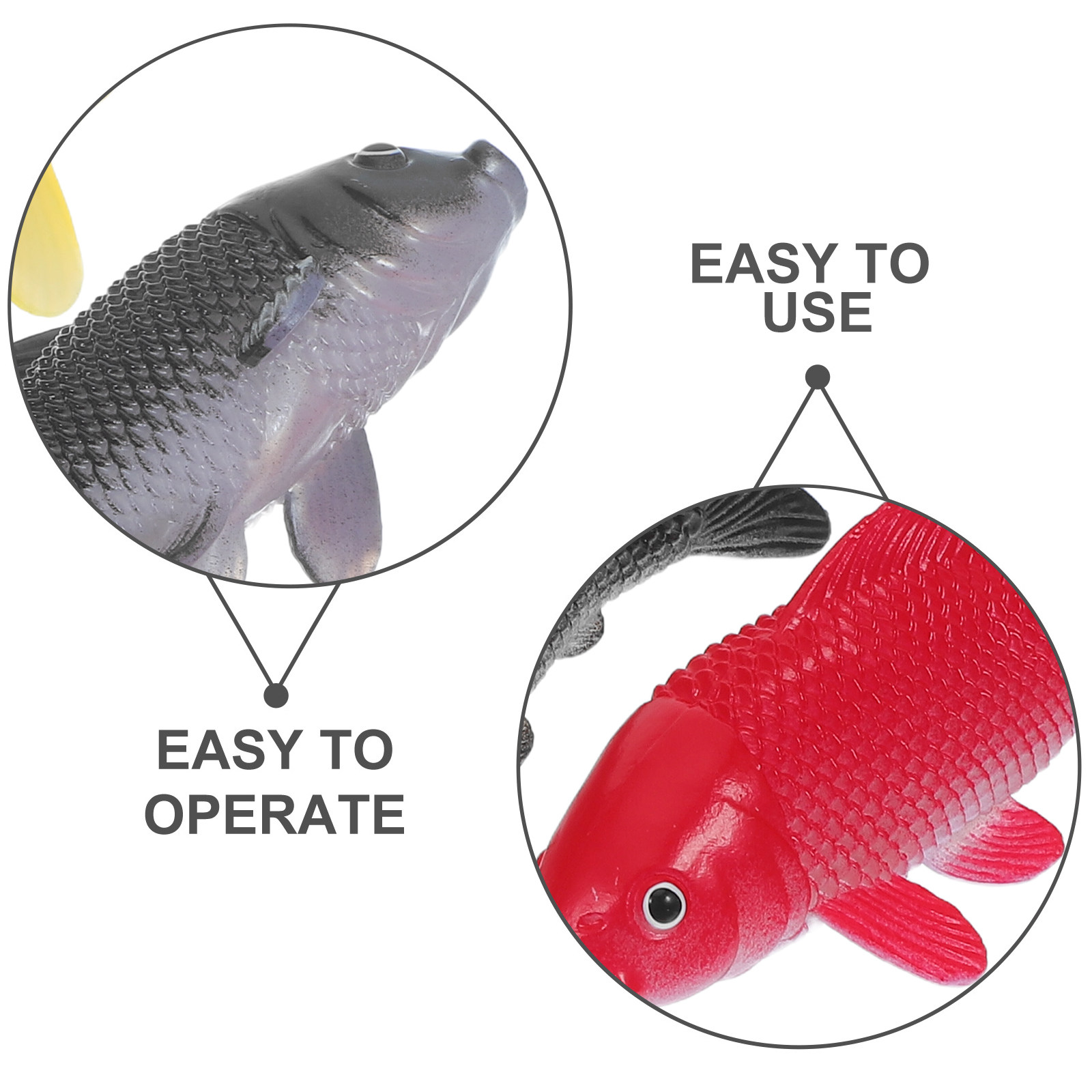3pcs 물고기 공예 장난감 현실적인 플라스틱 물고기  - Fish Aquarium Home 리뷰 및 가격