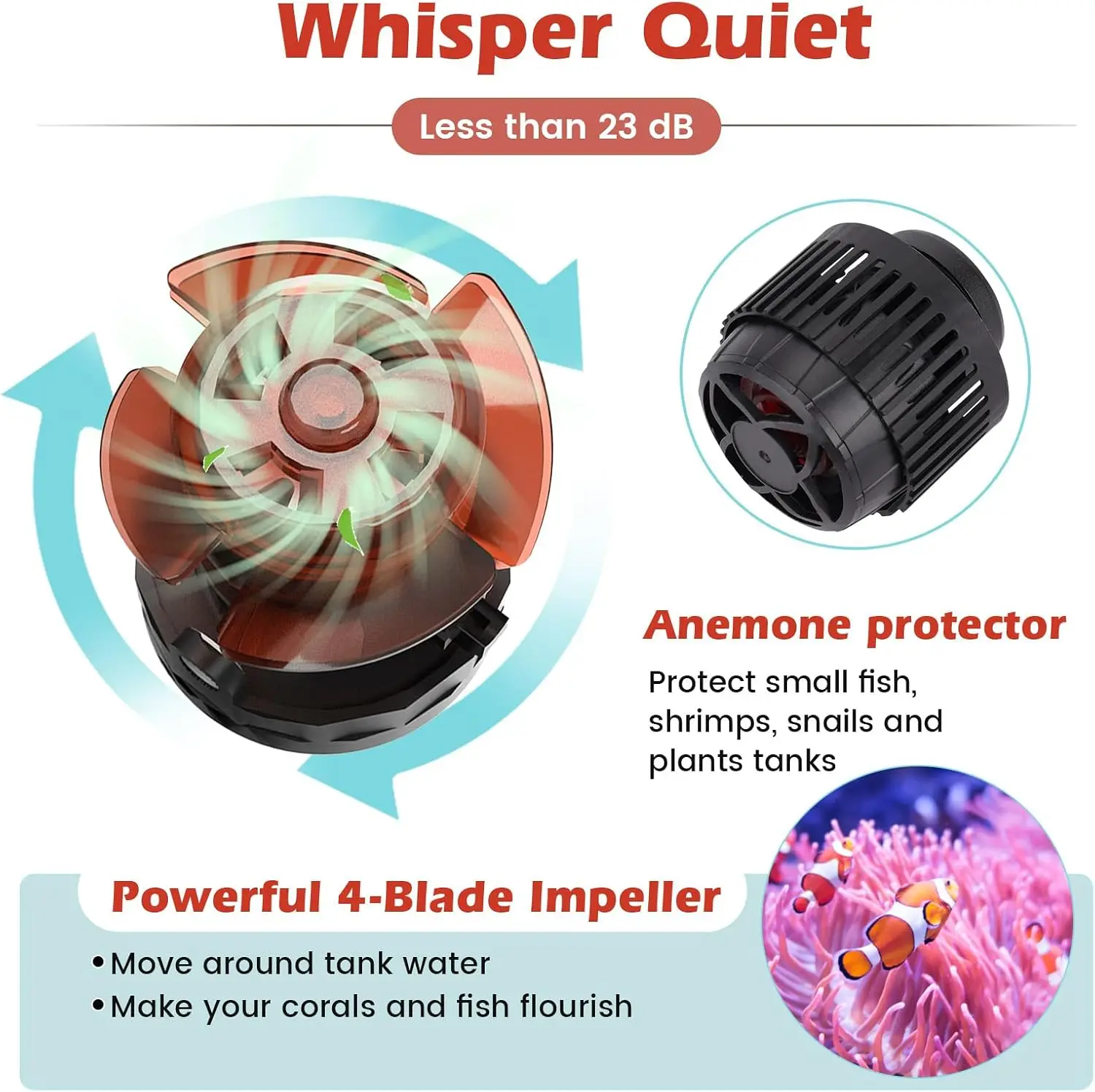조절 가능한 유량 수족관 웨이브 메이커 24V DC 저 - Aquarium Pump 리뷰 및 가격