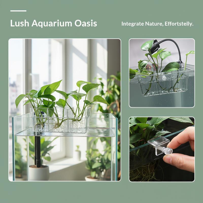 수경재배 식물 바구니 식품 등급 수생 식물 홀더 1개입 - Fish Aquarium Home 리뷰 및 가격