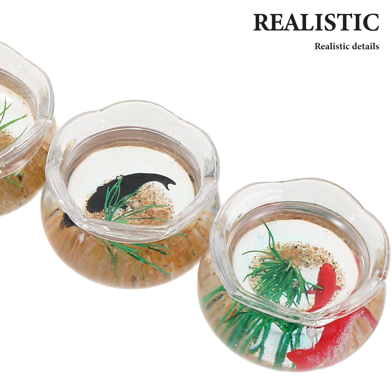 미니어처 물고기 어항 5개 세트, 실제와 같은 코이 연 - Aquarium Plants 리뷰 및 가격