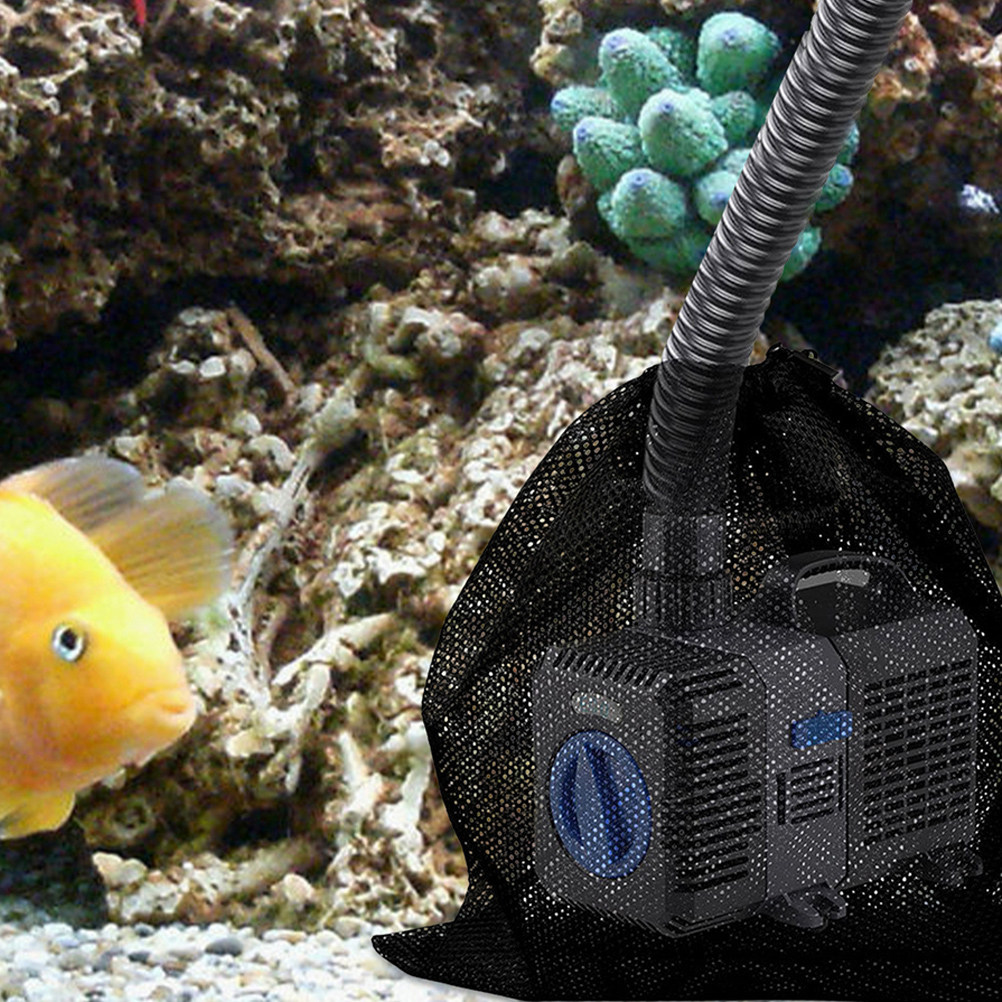 4개입 헤비 듀티 폴리에스터 메쉬 펌프 필터 백, 드로 - Aquarium Pump 리뷰 및 가격