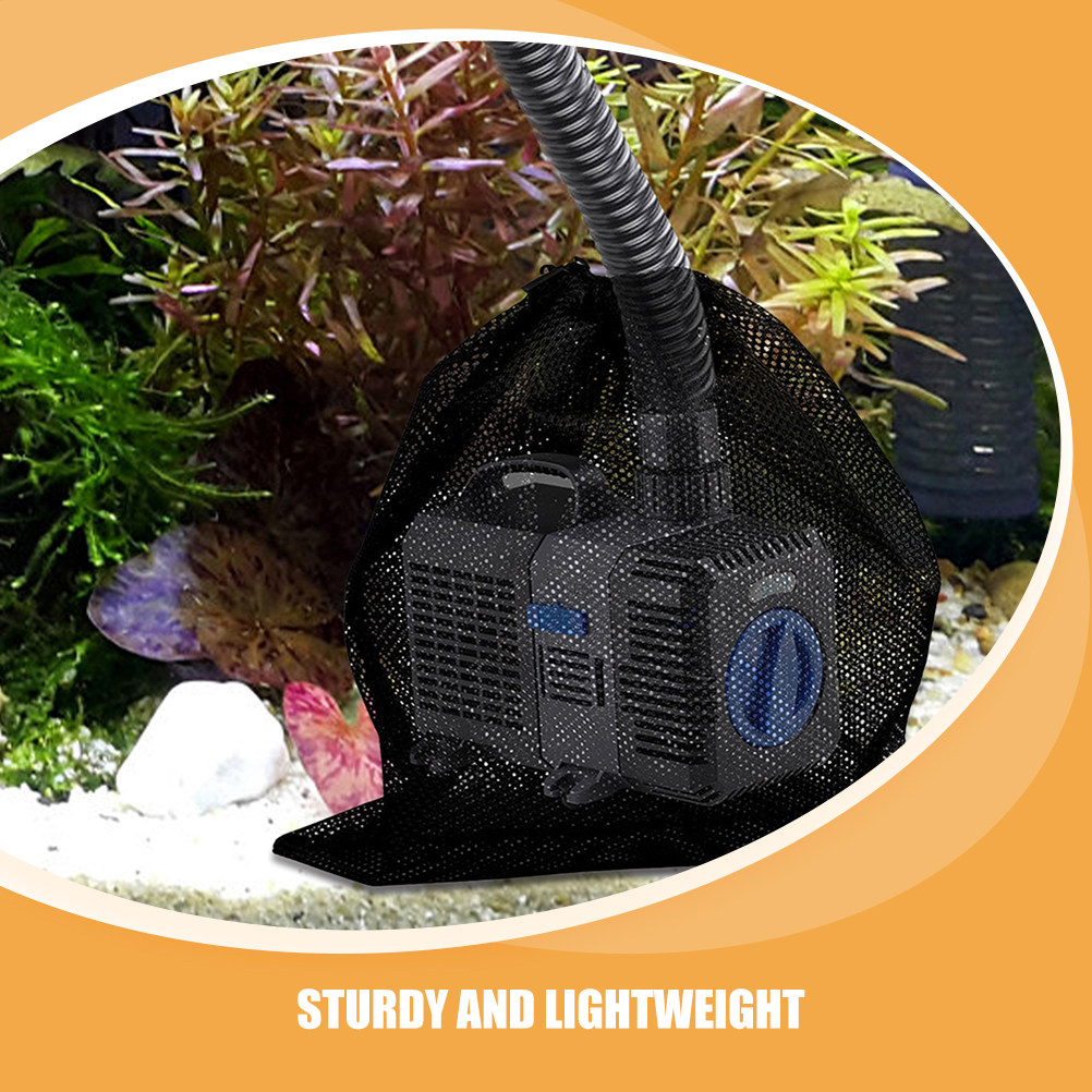 4개입 헤비 듀티 폴리에스터 메쉬 펌프 필터 백, 드로 - Aquarium Pump 리뷰 및 가격