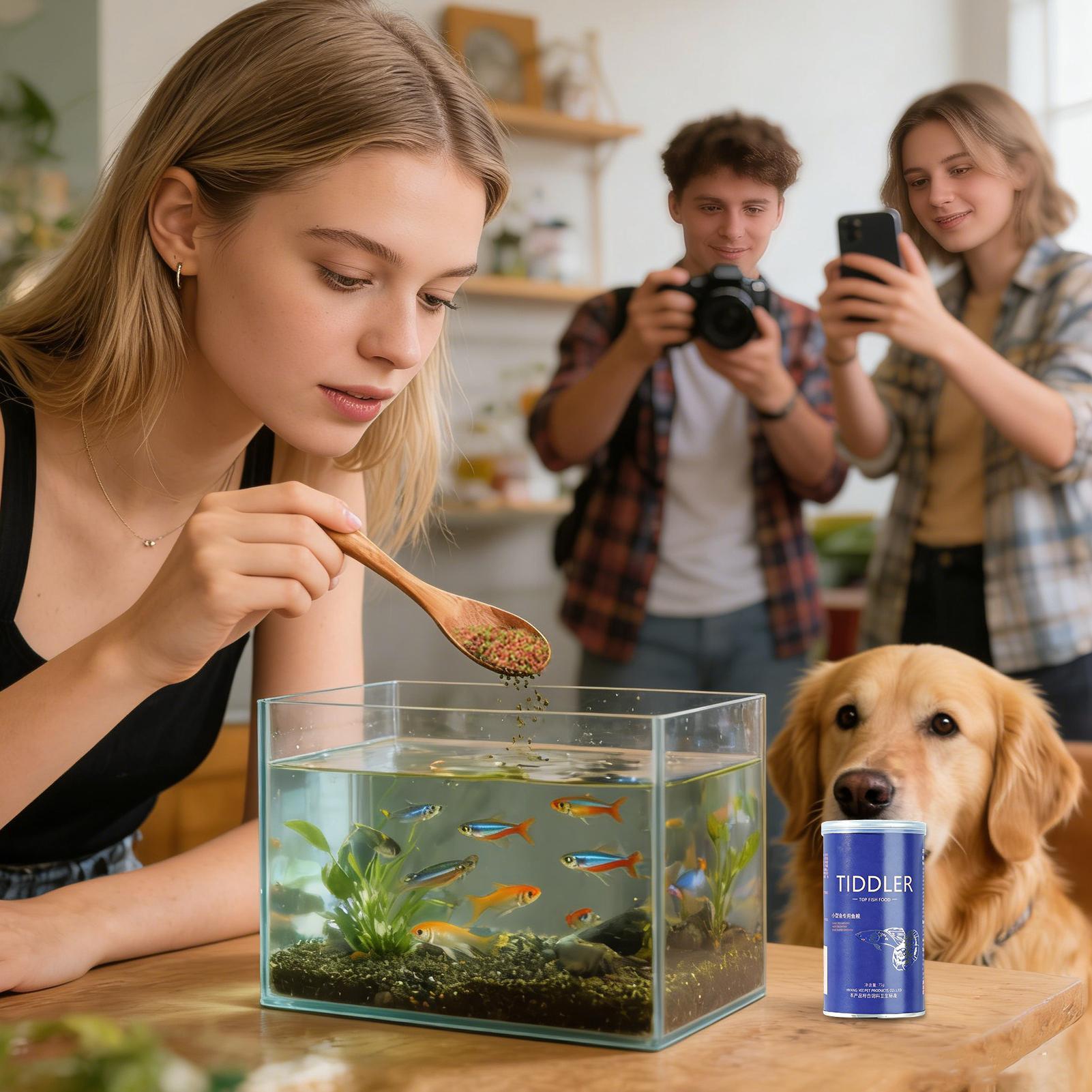 물고기 사료, 어항 사료, 소형 베타 물고기 사료 (번 - Betta Fish Tank 리뷰 및 가격