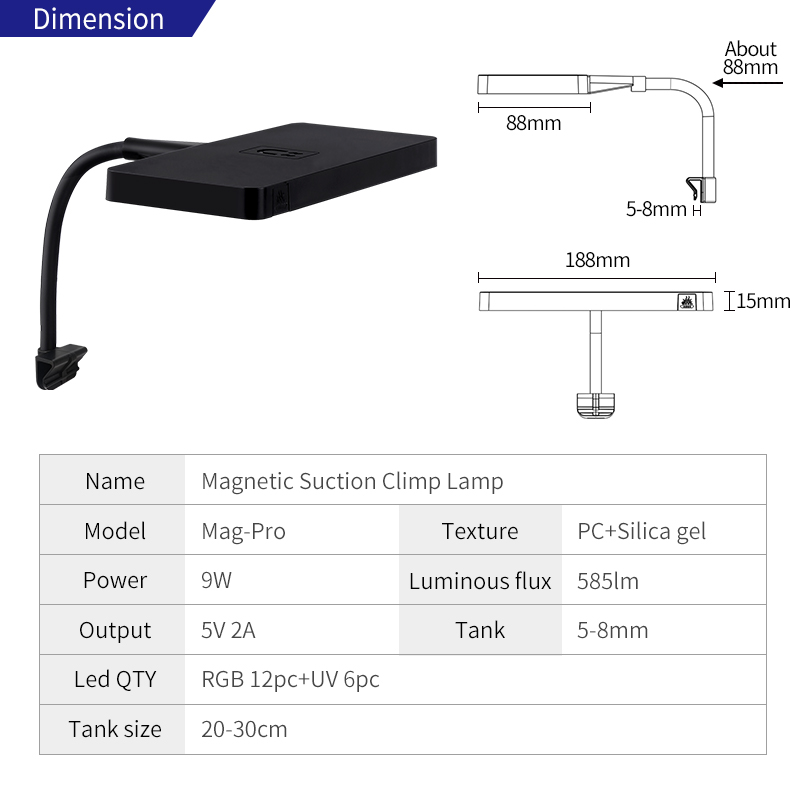 Mag-Pro LED RGB 디밍 샤오미 앱 스마트 제 - Xiaomi Aquarium Fish Tank 리뷰 및 가격
