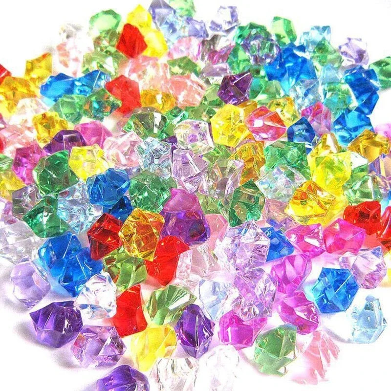 200pcs 아크릴 보석 돌 다채로운 짓 눌린 얼음 바 - Fish Tank Gravel 리뷰 및 가격
