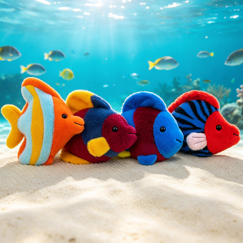 재미있는 광대어 봉제 인형 만화 열대어 봉제 인형 수족 - Aquarium Fish Keeping 리뷰 및 가격