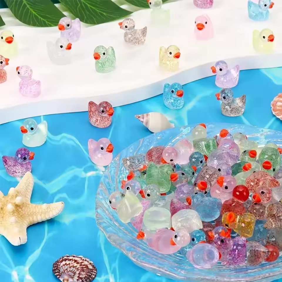 ~ 퍼퓨린이 들어간 미니어처 레진 오리, DIY, 정원 - Aquarium Decor 리뷰 및 가격