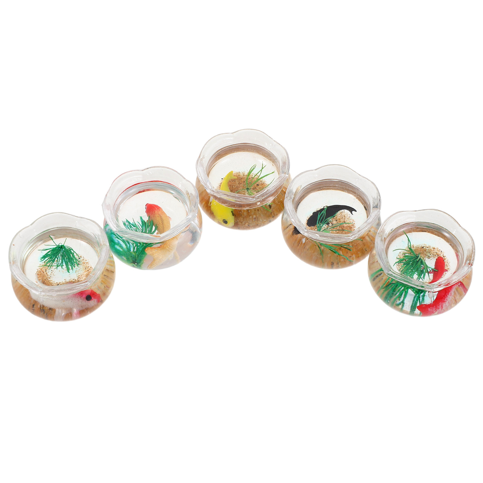 5개입 미니 물고기 어항, 사실적인 코이 물고기 모형, - Aquarium Plants 리뷰 및 가격