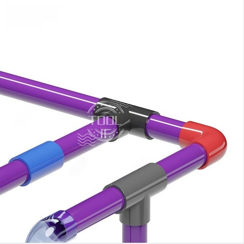 보라색 PVC 파이프 OD20/25/32/40/50mm - Fish Aquarium Home 리뷰 및 가격